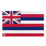 Drapeau hawaï polyester résistant avec œillets à gauche