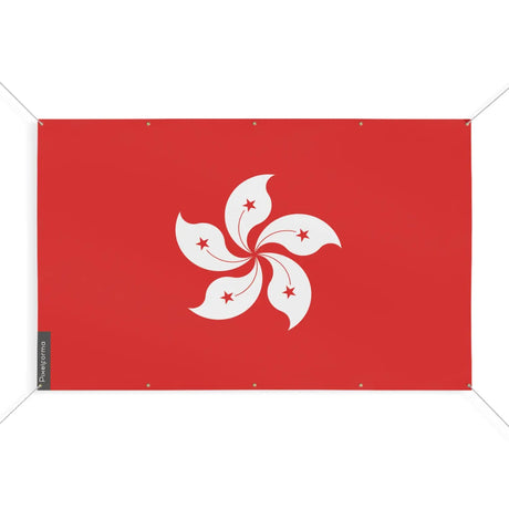 Drapeau hong kong 10 oeillets en plusieurs tailles (s) - pixelforma