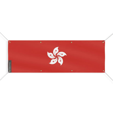 Drapeau hong kong polyester résistant aux intempéries
