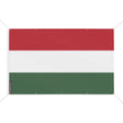 Drapeau hongrie polyester résistant avec œillets robustes