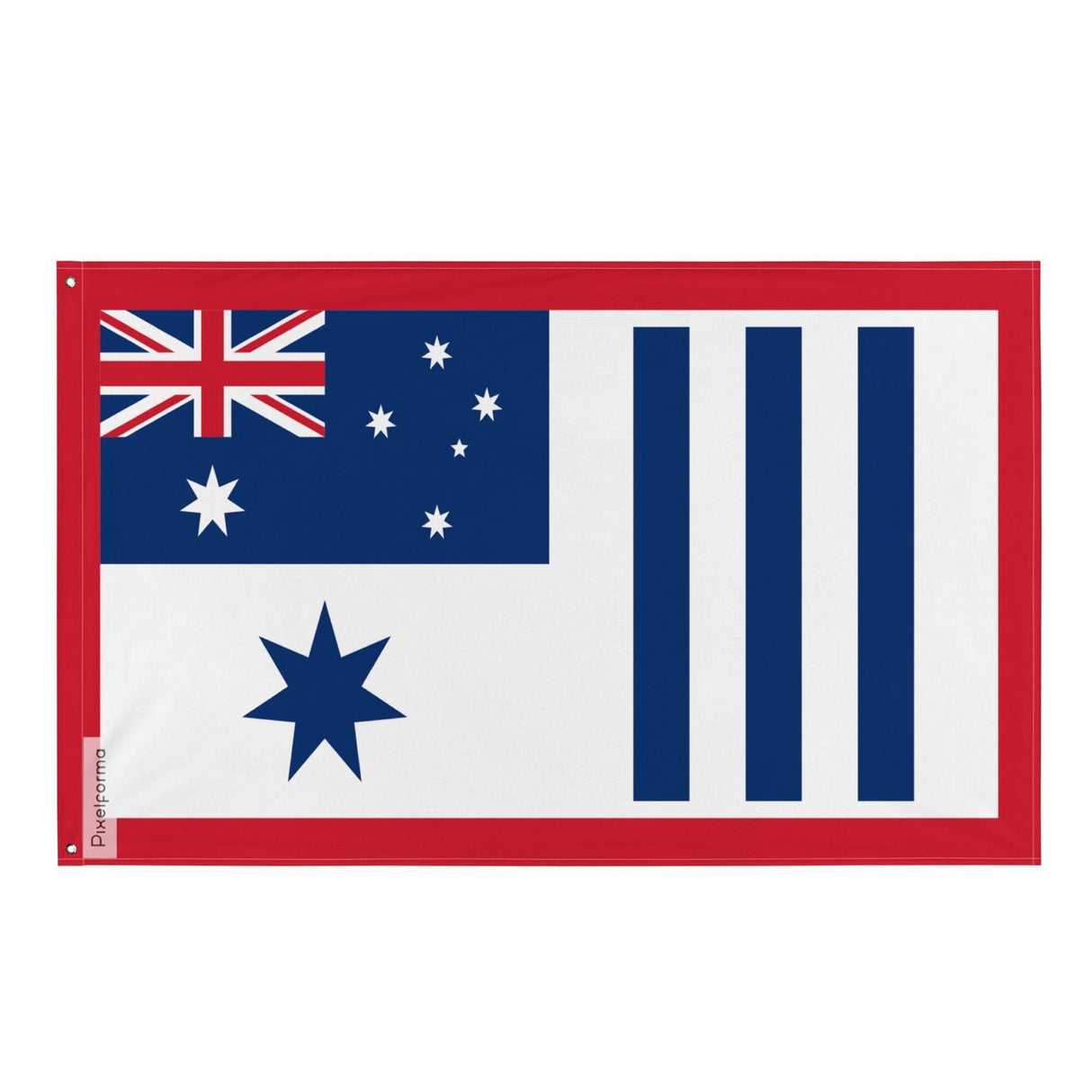 Drapeau honorifique australien en plusieurs tailles 100 % polyester Imprimer avec Double ourlet - Pixelforma 