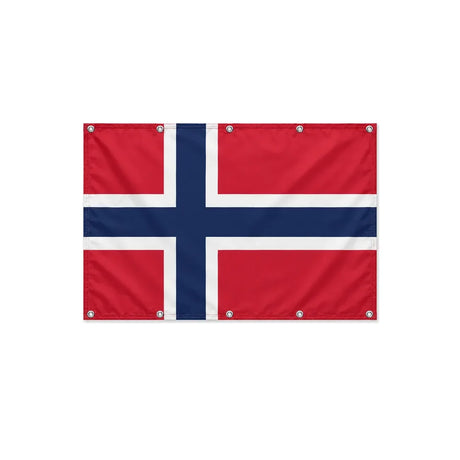 Drapeau Île Bouvet format S en polyester avec dix œillets