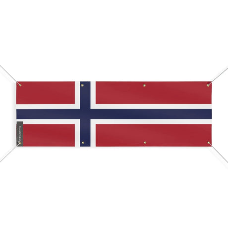 Drapeau île bouvet polyester résistant aux intempéries