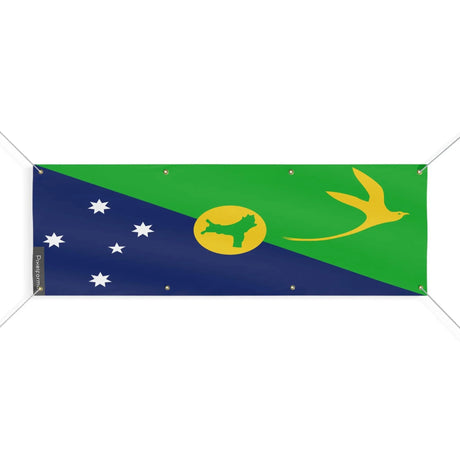Drapeau île christmas polyester résistant aux intempéries