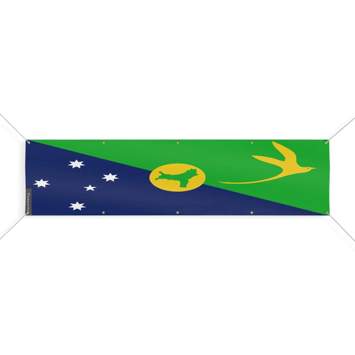 Drapeau île christmas polyester résistant aux intempéries