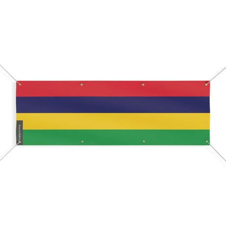 Drapeau île maurice en polyester résistant aux intempéries