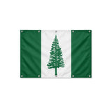Drapeau Île Norfolk format S en polyester avec dix œillets