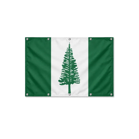 Drapeau Île Norfolk format S en polyester avec dix œillets