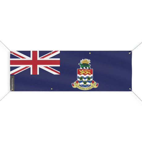 Drapeau îles caïmans polyester résistant aux intempéries