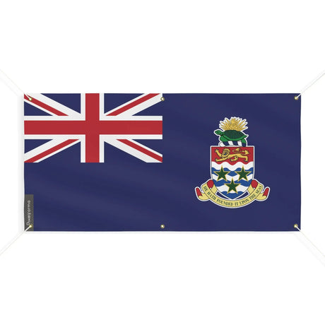 Drapeau îles caïmans polyester résistant aux intempéries