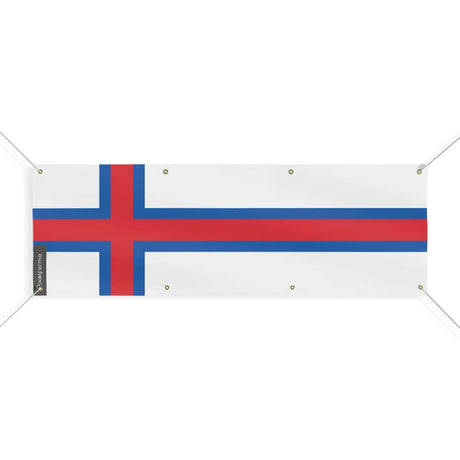 Drapeau îles féroé polyester résistant aux intempéries
