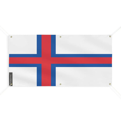 Drapeau îles féroé polyester résistant aux intempéries