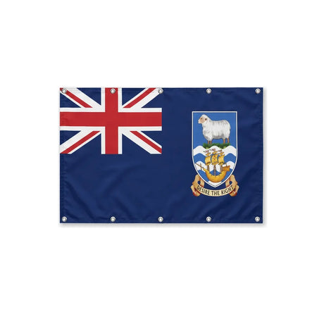 Drapeau Îles Malouines format S en polyester avec dix œillets
