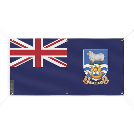 Drapeau îles malouines polyester résistant aux intempéries