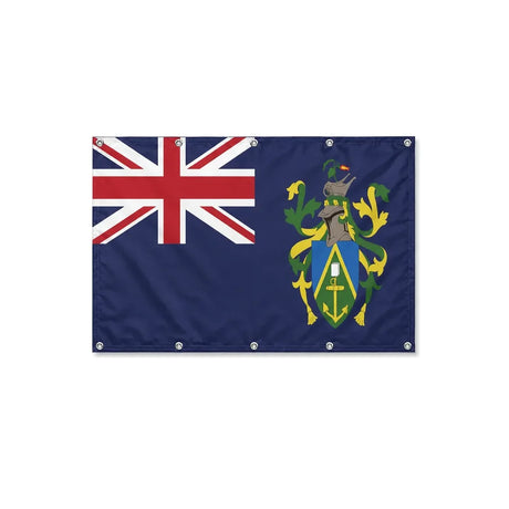 Drapeau Îles Pitcairn format S en polyester avec dix œillets