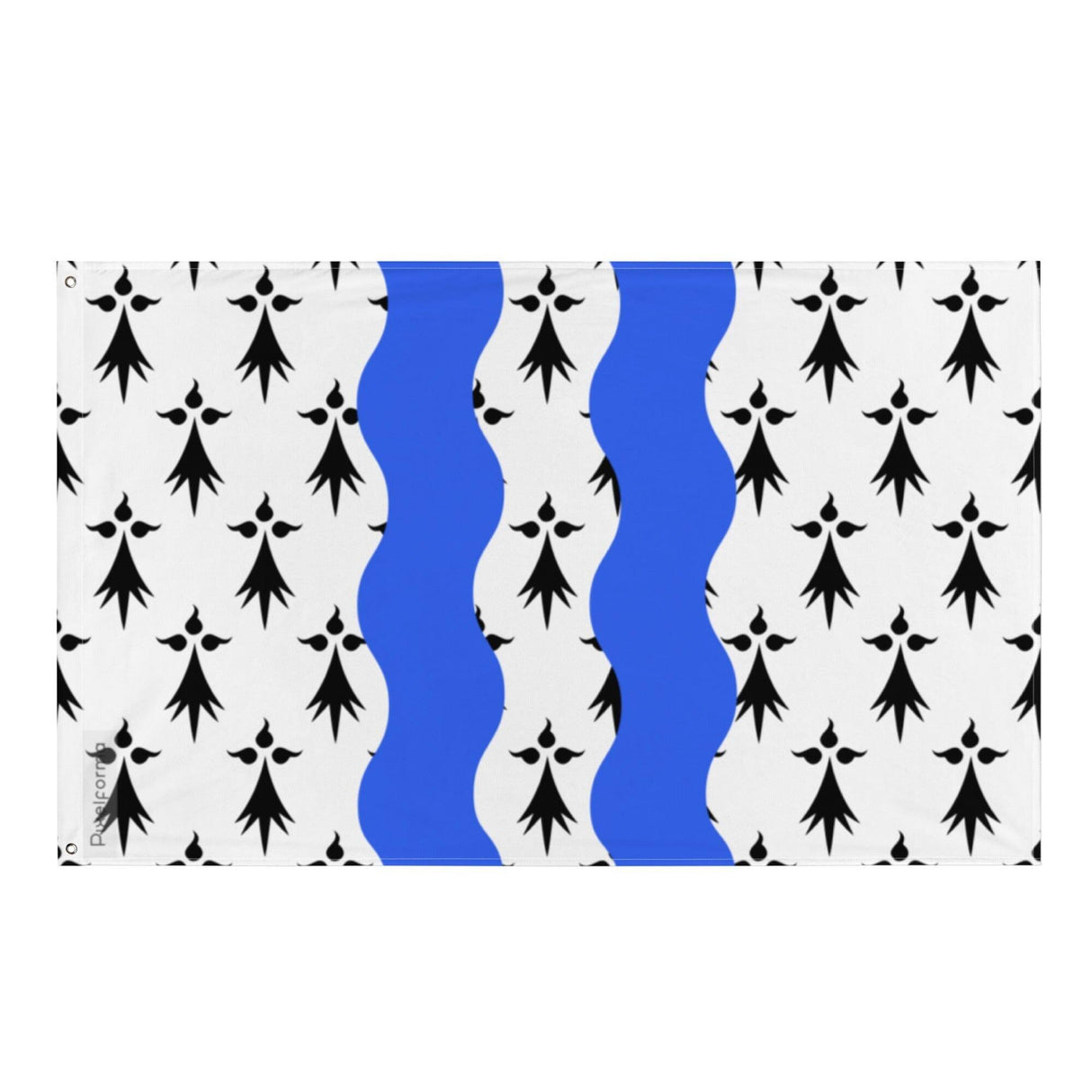 Drapeau Ille-et-Vilaine en plusieurs tailles 100 % polyester Imprimer avec Double ourlet - Pixelforma 