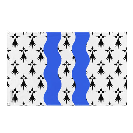 Drapeau Ille-et-Vilaine en plusieurs tailles 100 % polyester Imprimer avec Double ourlet - Pixelforma 