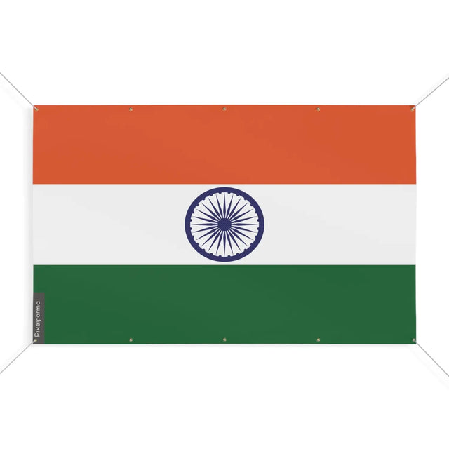 Drapeau inde 10 oeillets en plusieurs tailles (s) - pixelforma