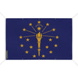 Drapeau indiana polyester résistant aux intempéries