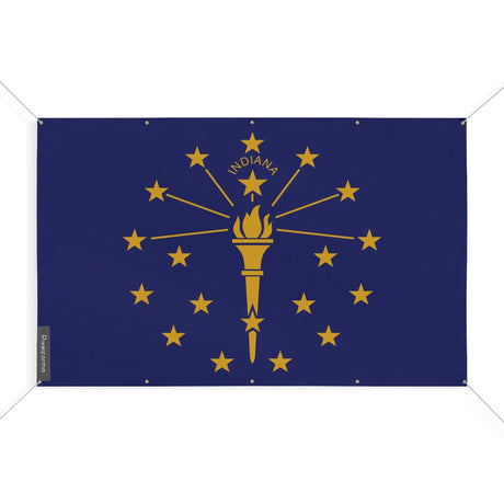 Drapeau indiana polyester résistant aux intempéries