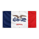 Drapeau iowa en polyester résistant aux intempéries