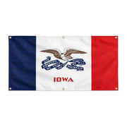 Drapeau iowa en polyester résistant aux intempéries
