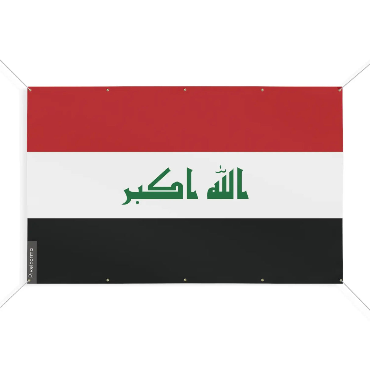 Drapeau irak 10 oeillets en plusieurs tailles (s) - pixelforma