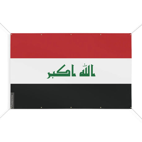 Drapeau irak 10 oeillets en plusieurs tailles (s) - pixelforma