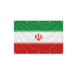 Drapeau de l'Iran format S en polyester avec dix œillets