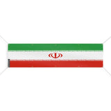 Drapeau iran polyester résistant 10 œillets usage extérieur