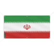 Drapeau iran polyester résistant aux intempéries œillets