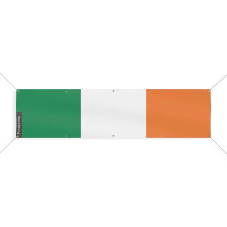 Drapeau irlande en polyester résistant avec œillets robustes