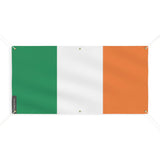 Drapeau irlande polyester résistant avec 6 œillets