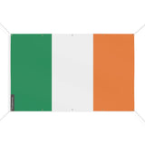 Drapeau irlande polyester résistant avec œillets solides