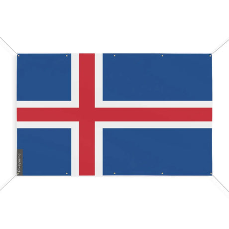 Drapeau islande 10 oeillets en plusieurs tailles (s) - pixelforma