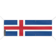Drapeau islande polyester résistant avec œillets renforcés
