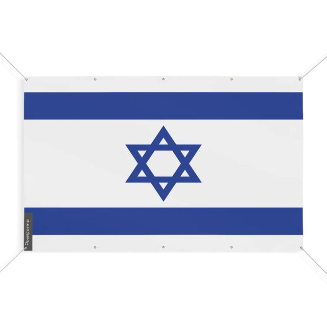 Drapeau israël 10 oeillets en plusieurs tailles (s) - pixelforma