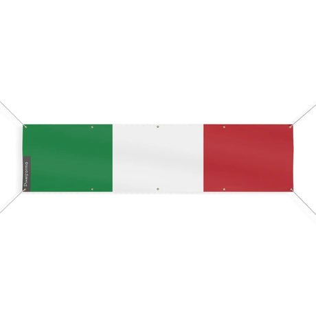 Drapeau italie en polyester résistant aux intempéries