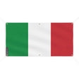 Drapeau italie polyester résistant avec œillets robustes