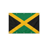 Drapeau de la Jamaïque format S en polyester avec dix œillets