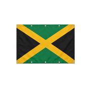 Drapeau de la Jamaïque format S en polyester avec dix œillets