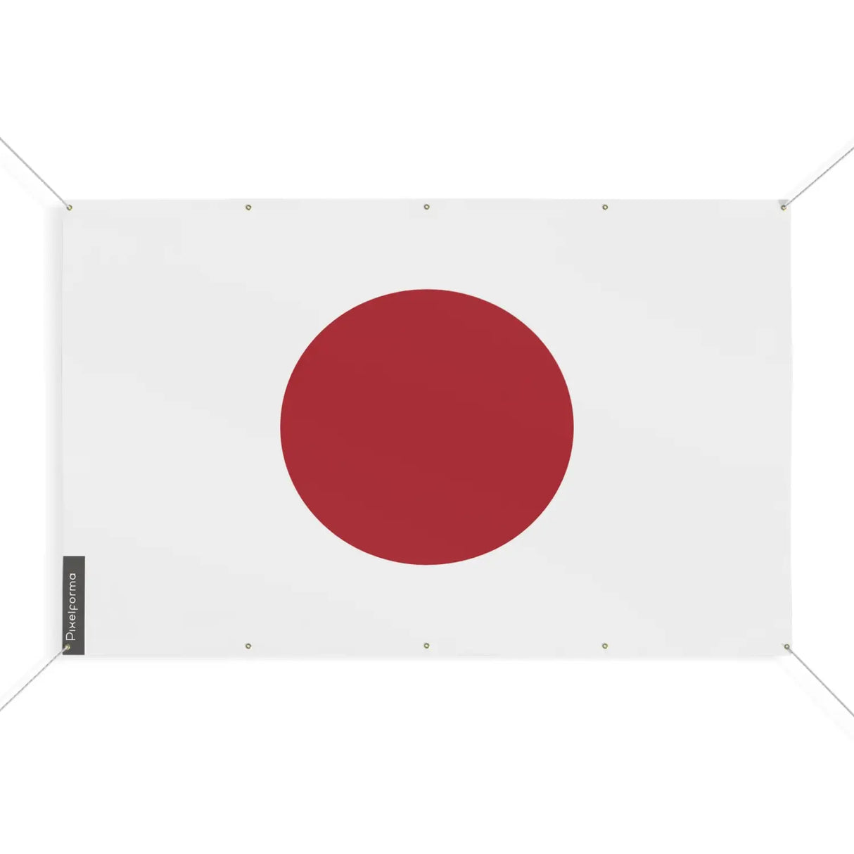 Drapeau japon 10 oeillets en plusieurs tailles (s) - pixelforma