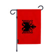 Drapeau jardin albanie polyester résistant vertical