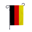 Drapeau jardin allemagne polyester résistant format vertical