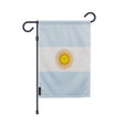 Drapeau jardin argentine en polyester couleurs vibrantes