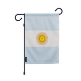 Drapeau jardin argentine en polyester couleurs vibrantes