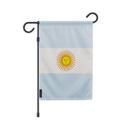 Drapeau jardin argentine en polyester couleurs vibrantes