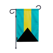 Drapeau jardin bahamas polyester résistant format vertical