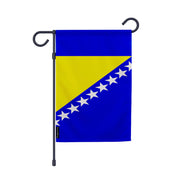 Drapeau jardin bosnie-herzégovine polyester résistant