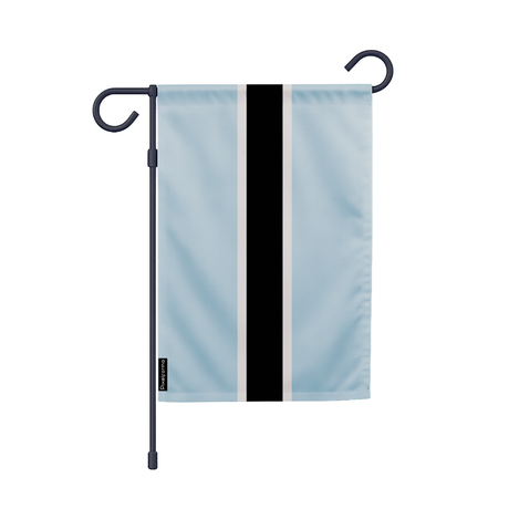 Drapeau jardin botswana en ployester - pixelforma